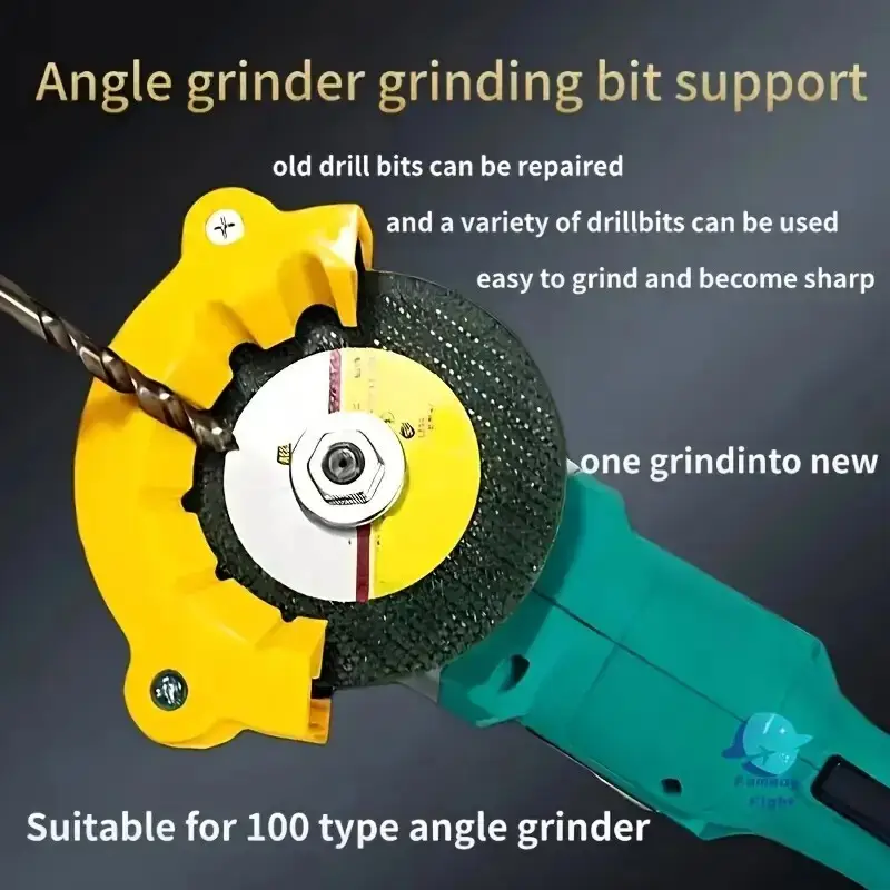 DIY Angle Grinder Drill Bit Sharpener Guide Easy-to-Use Polishing Tool Accessory - image 6 | Free standard UK delivery included | Discount Quality Products