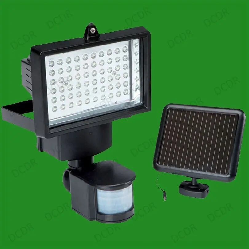 3x 60 LED Solar Power Security Light PIR &amp; Dusk Dawn Sensor Outdoor Floodlight