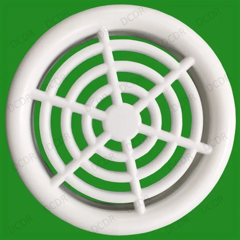 2x White Vivarium Reptile Push Fit Round Air Vents, 48mm, 44mm Hole, Ventilation - image 2 | Free standard UK delivery included | Discount Quality Products