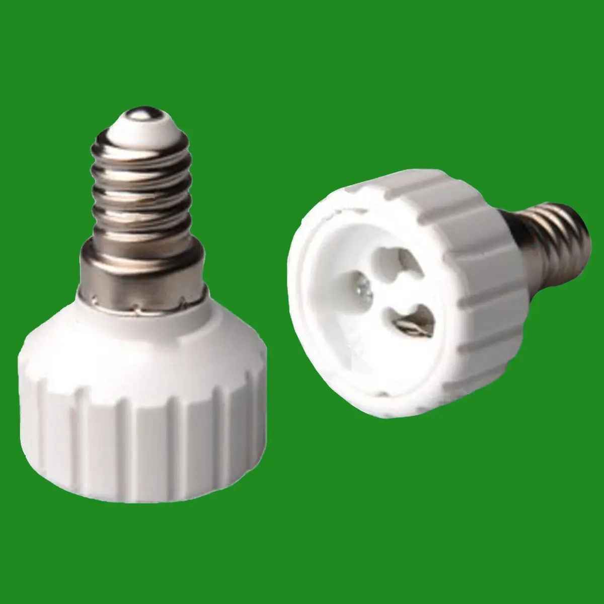 12x Small Screw SES E14 To GU10 Light Bulb Adaptor Lamp Socket Converter Holder
