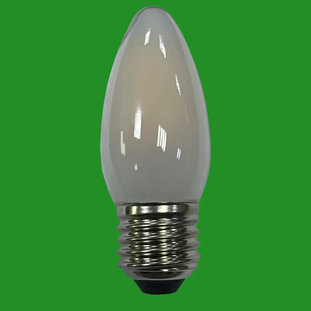 2x 4.5W (=40W) TCP Dimmable LED Filament Frosted Candle Light Bulb ES E27 Screw - image 2 | Free standard UK delivery included | Discount Quality Products