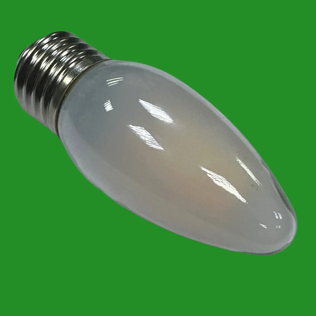 2x 4.5W (=40W) TCP Dimmable LED Filament Frosted Candle Light Bulb ES E27 Screw - image 3 | Free standard UK delivery included | Discount Quality Products