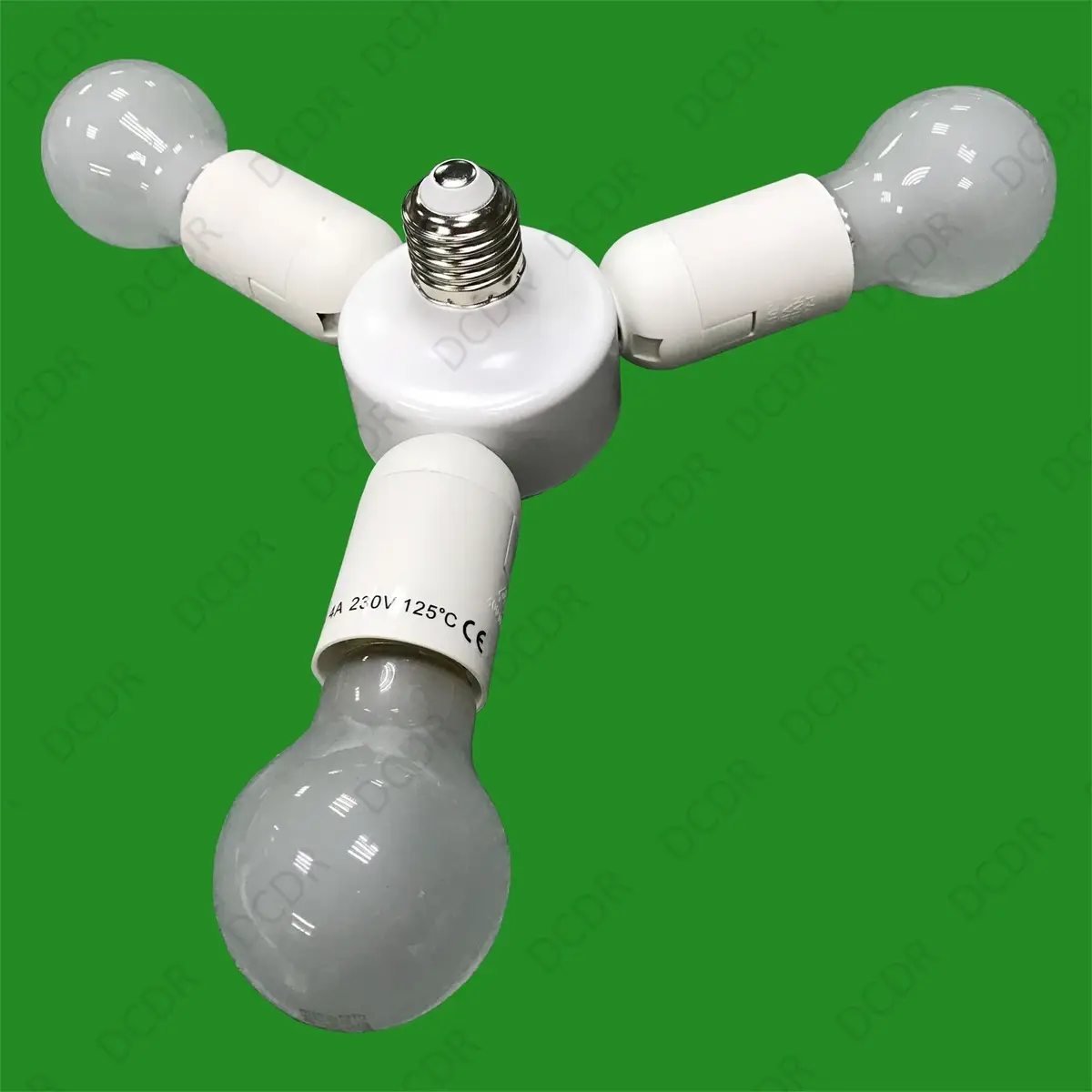 1x E27 to 3E27 Light Bulb Socket Splitter Adaptor Photography Lamp Base UK Stock - image 4 | Free standard UK delivery included | Discount Quality Products