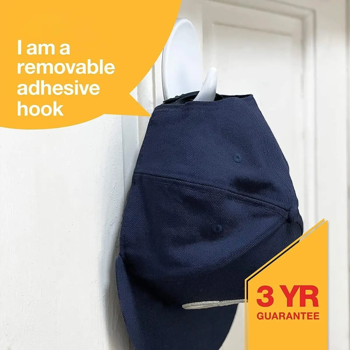 1x Removable Large Oval Self Adhesive Stick On Hook, 2KG for Clothes Towels Coat - image 5 | Free standard UK delivery included | Discount Quality Products