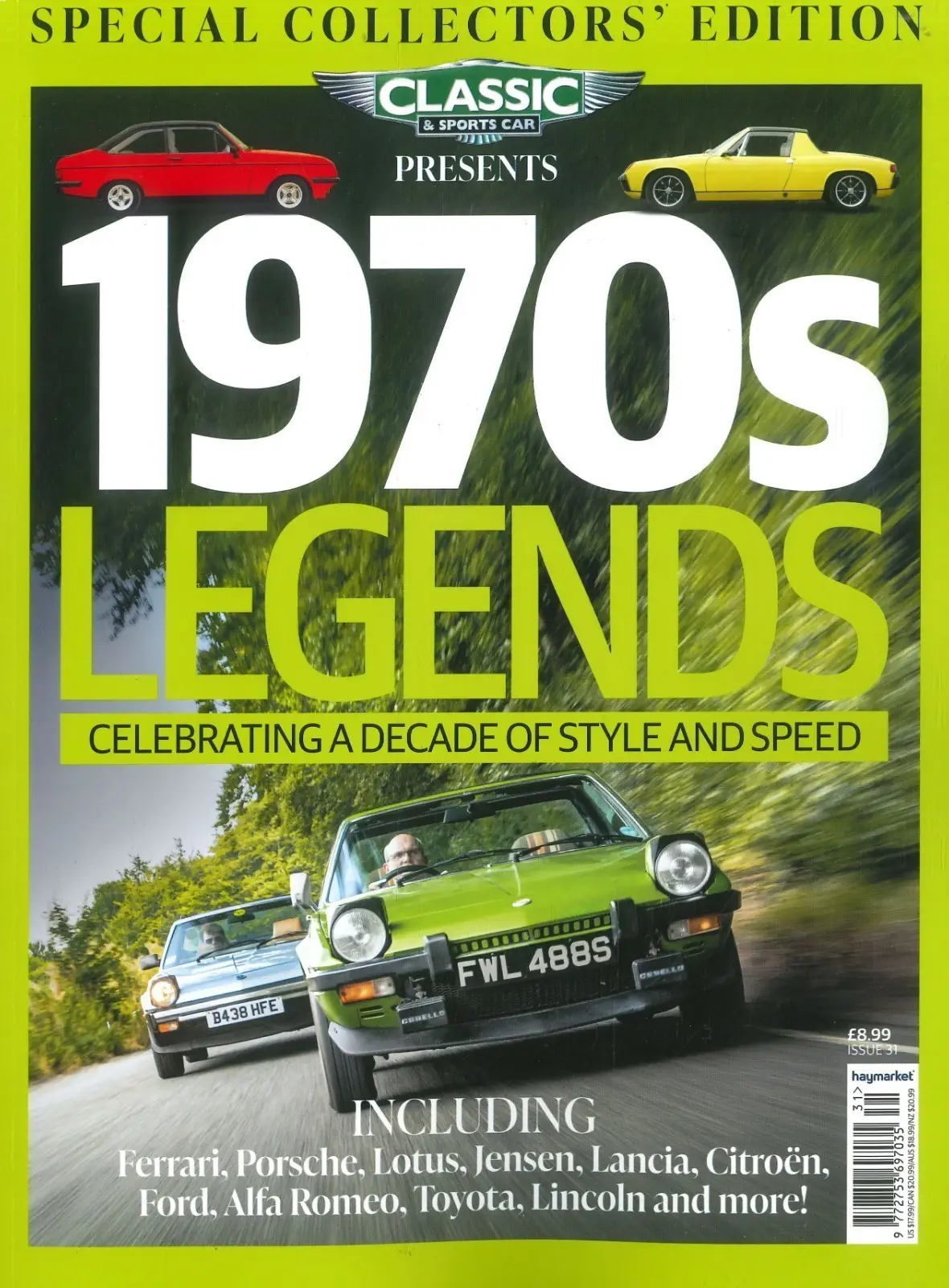 Classic &amp; Sports Car Magazine: 1970s Legends Special Collectors Edition 2025