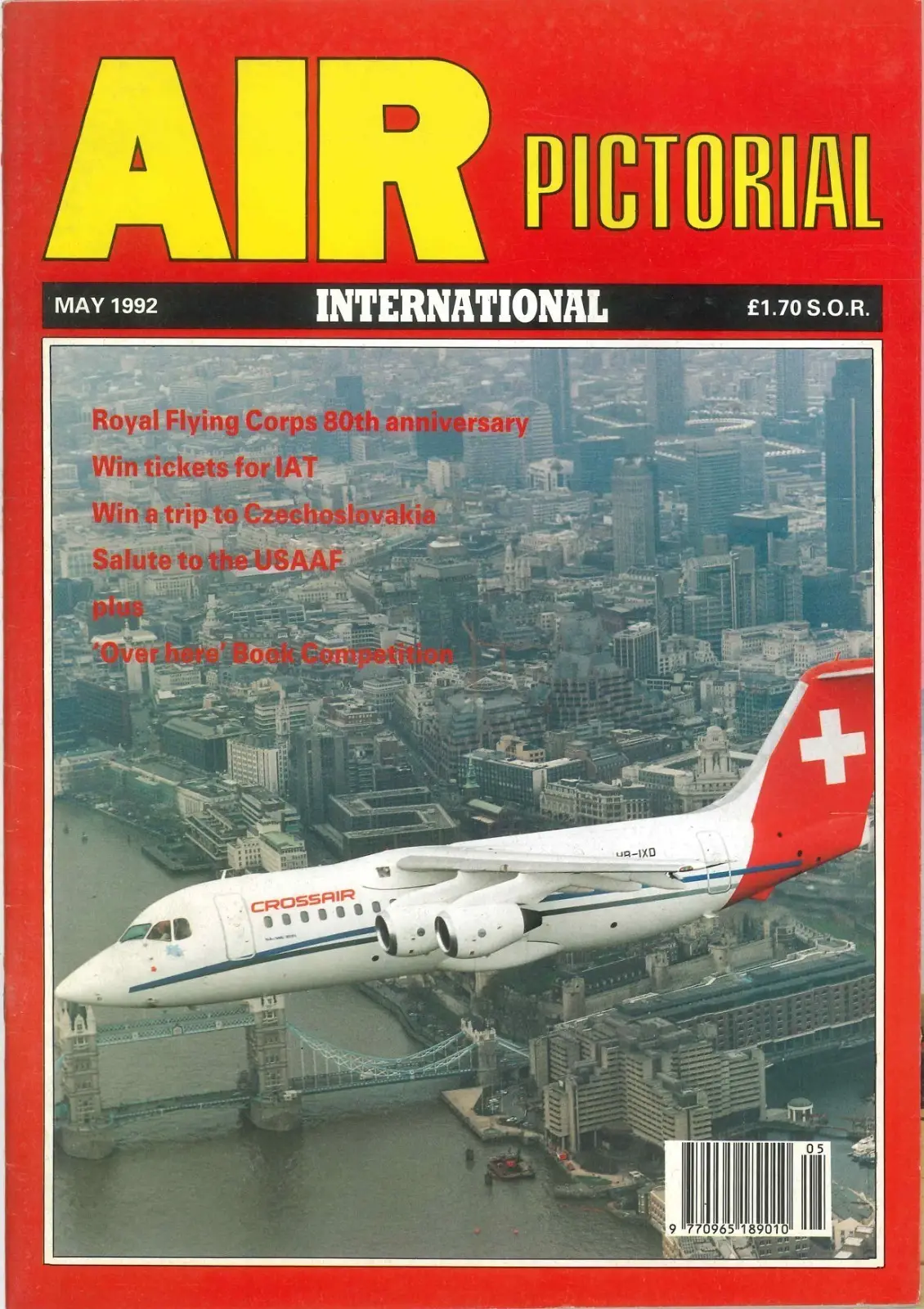 Air Pictorial Magazine: Vintage, Military &amp; Civil Aviation, Planes, May 1992