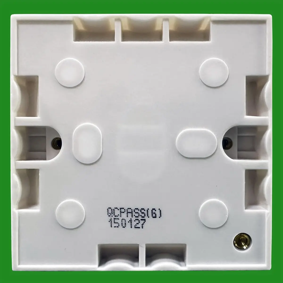 16mm Single 1 Gang Surface Mount Slim Pattress Back Box Wall Socket Light Switch - image 3 | Free standard UK delivery included | Discount Quality Products
