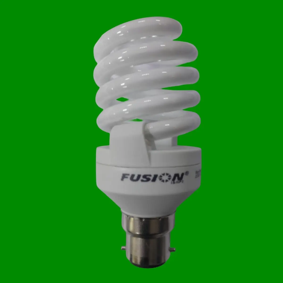 1x 20W (=100W) Fusion CFL Low Energy Spiral BC B22 Light Bulb 4000K Cool White - image 2 | Free standard UK delivery included | Discount Quality Products