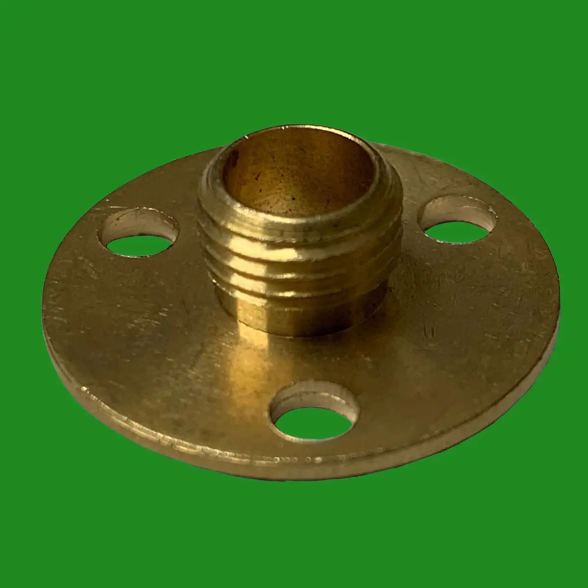 4x 1/2 Inch x 25mm Brass Base Backplate Allthread Hollow Thread Tube Lamp holder