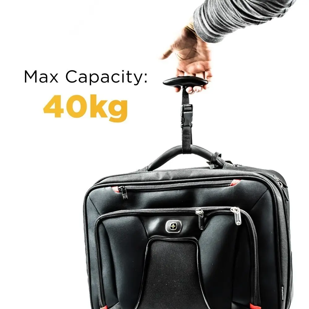 40KG Digital Luggage Scale Travel Portable Handheld Weighing Tool Suitcase Bag - image 3 | Free standard UK delivery included | Discount Quality Products
