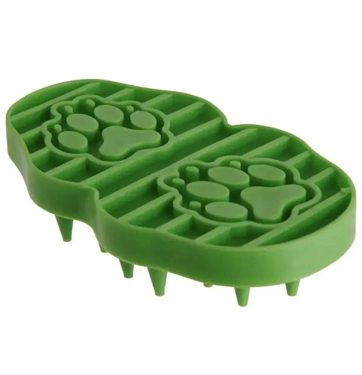 Wilko Green Silicone Pet Dog Puppy Palm Grooming Bathing Brush, Comb, Massage - Other | Free standard UK delivery included | Discount Quality Products