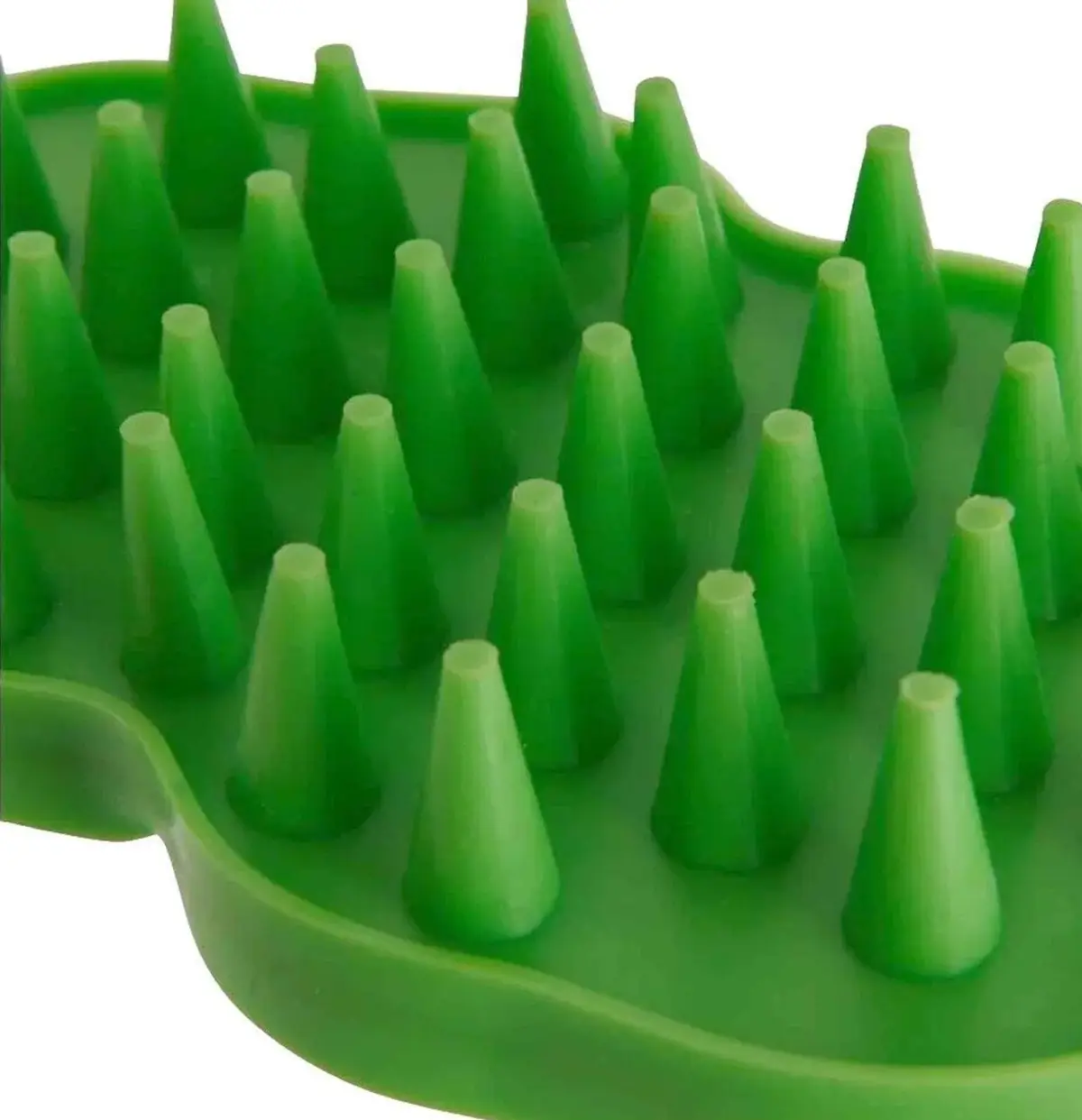 Wilko Green Silicone Pet Dog Puppy Palm Grooming Bathing Brush, Comb, Massage - image 2 | Free standard UK delivery included | Discount Quality Products