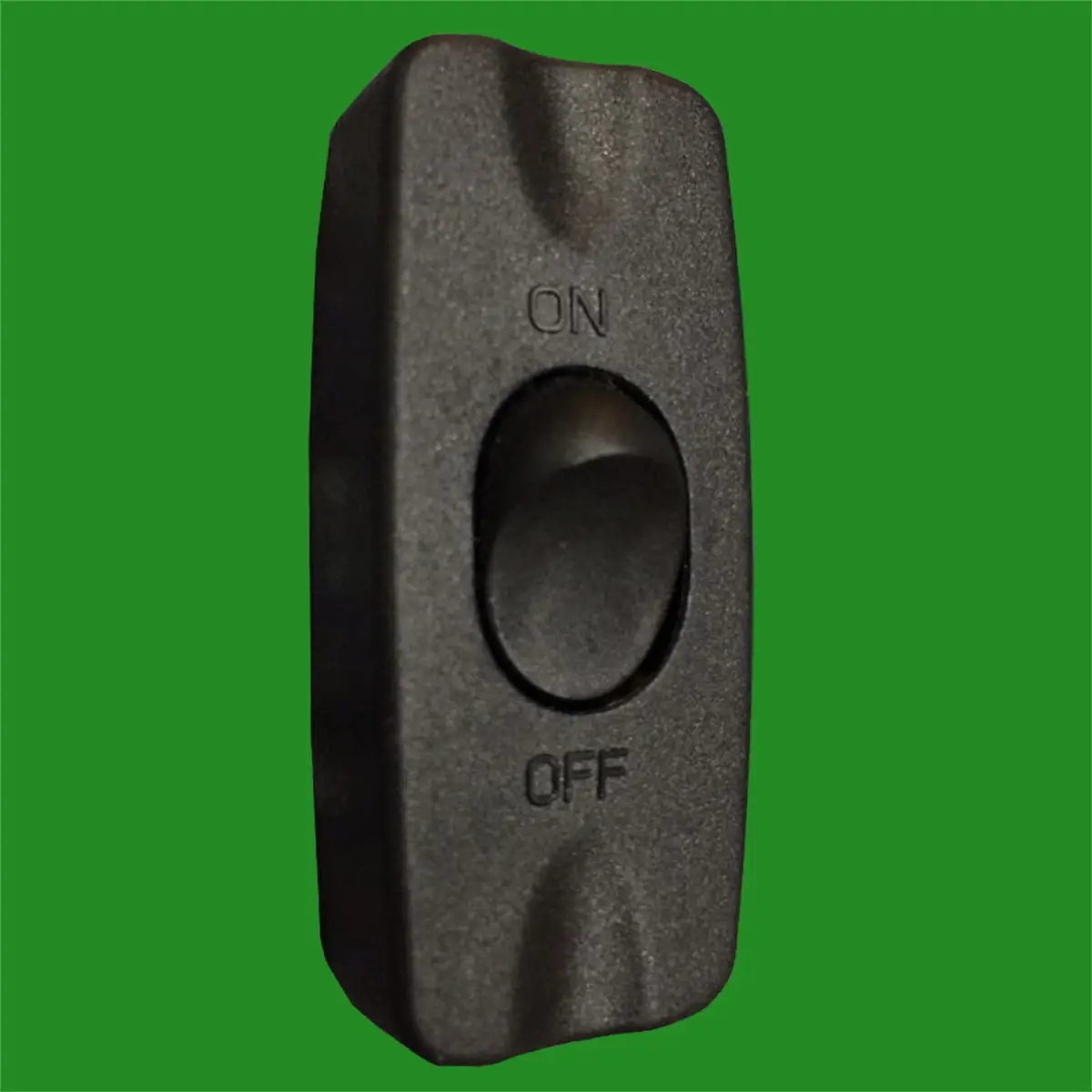 Black 2 Core In line Lighting Lamp Rocker On Off Switch, 110 to 250V, 2A