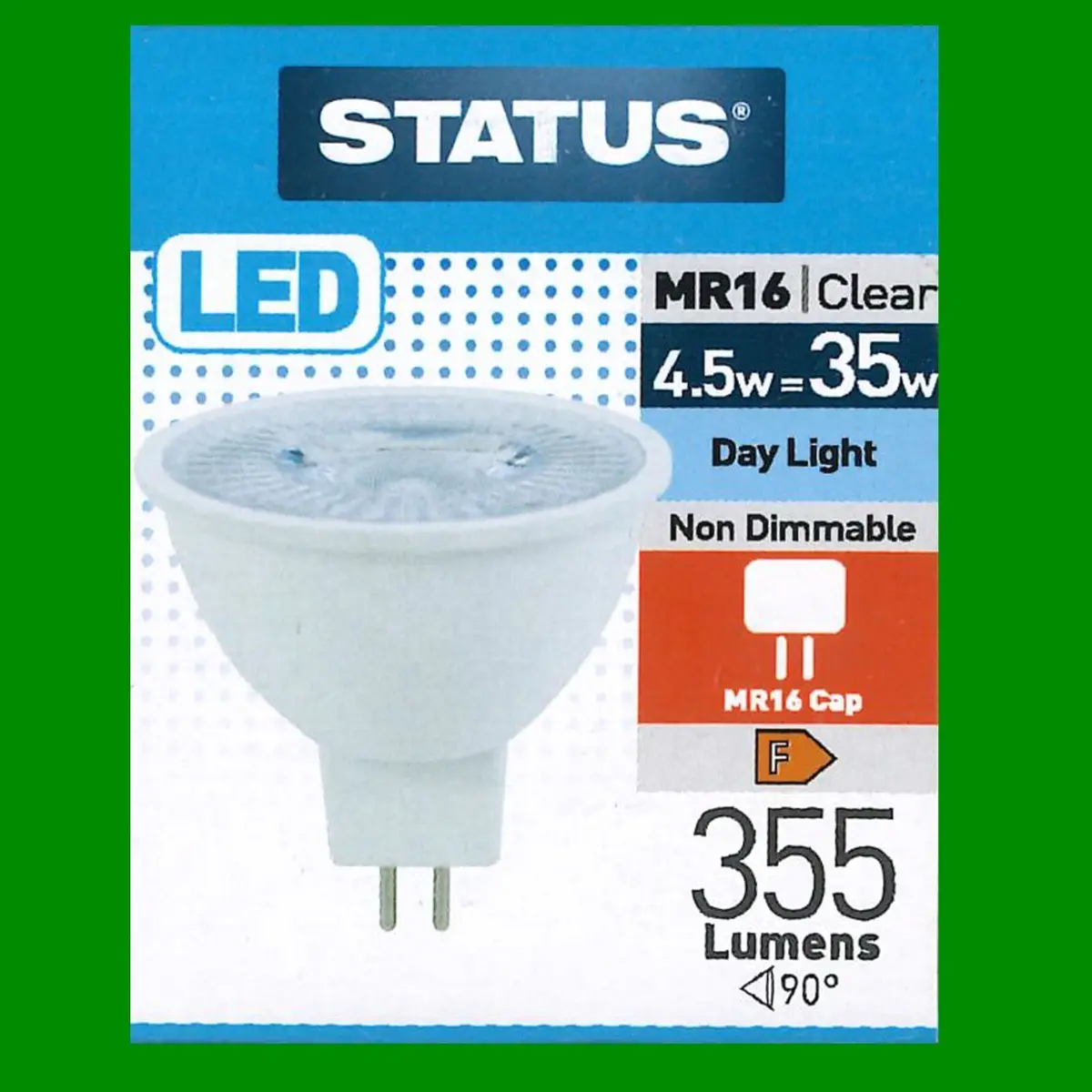 4x 4.5W (=35W) LED MR16, GU5.3, Daylight 6500K Reflector Spot Light Bulb Lamps - image 2 | Free standard UK delivery included | Discount Quality Products