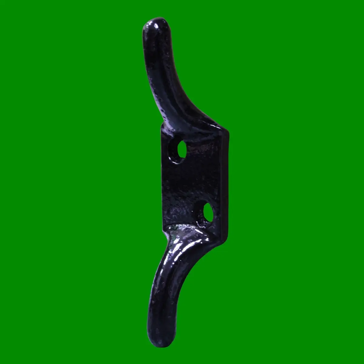 2x 100mm (4") Black Cast Iron Cleat Hook, Flag Pole Rope Halyard Washing Line - image 3 | Free standard UK delivery included | Discount Quality Products