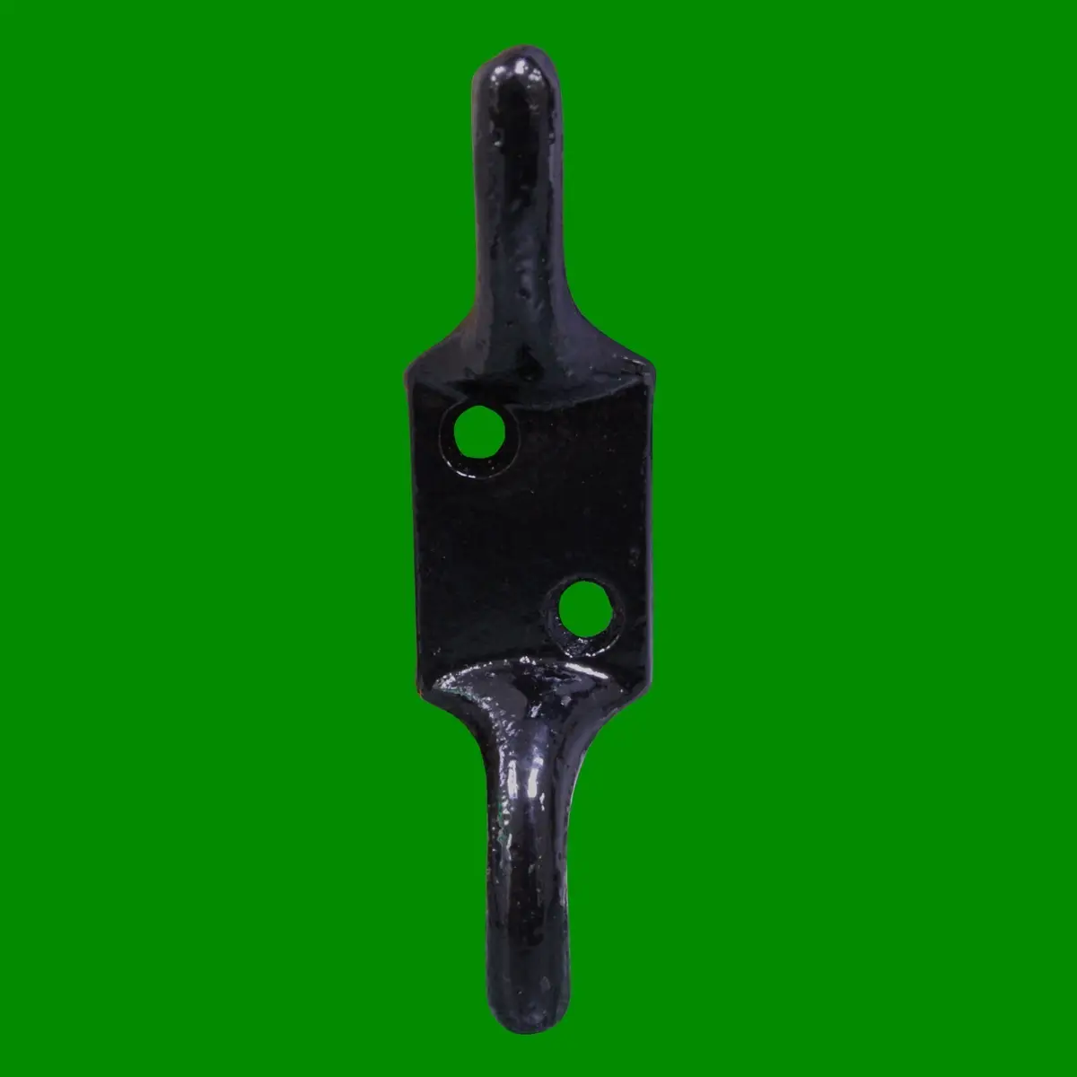 2x 100mm (4") Black Cast Iron Cleat Hook, Flag Pole Rope Halyard Washing Line - image 4 | Free standard UK delivery included | Discount Quality Products