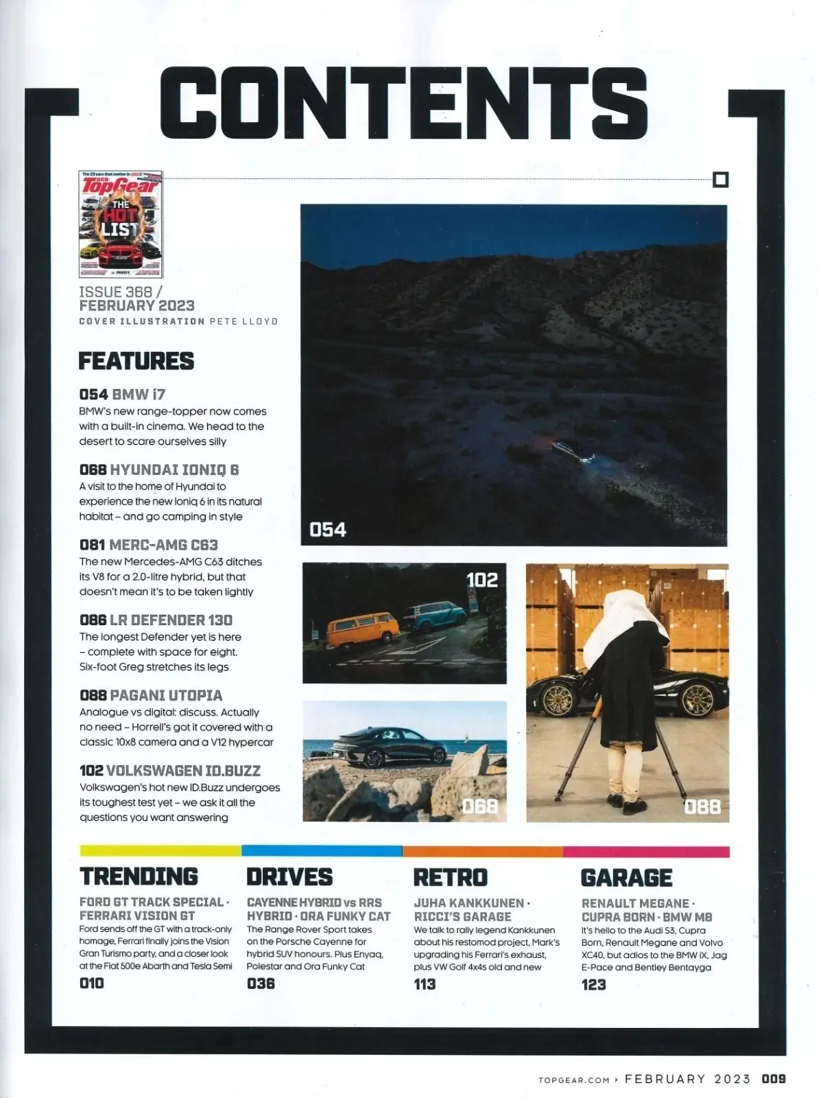 BBC Top Gear Magazine #368 (Subscribers Ed.) Hot List, BMW i7, Pagani, Feb 2023 - image 3 | Free standard UK delivery included | Discount Quality Products