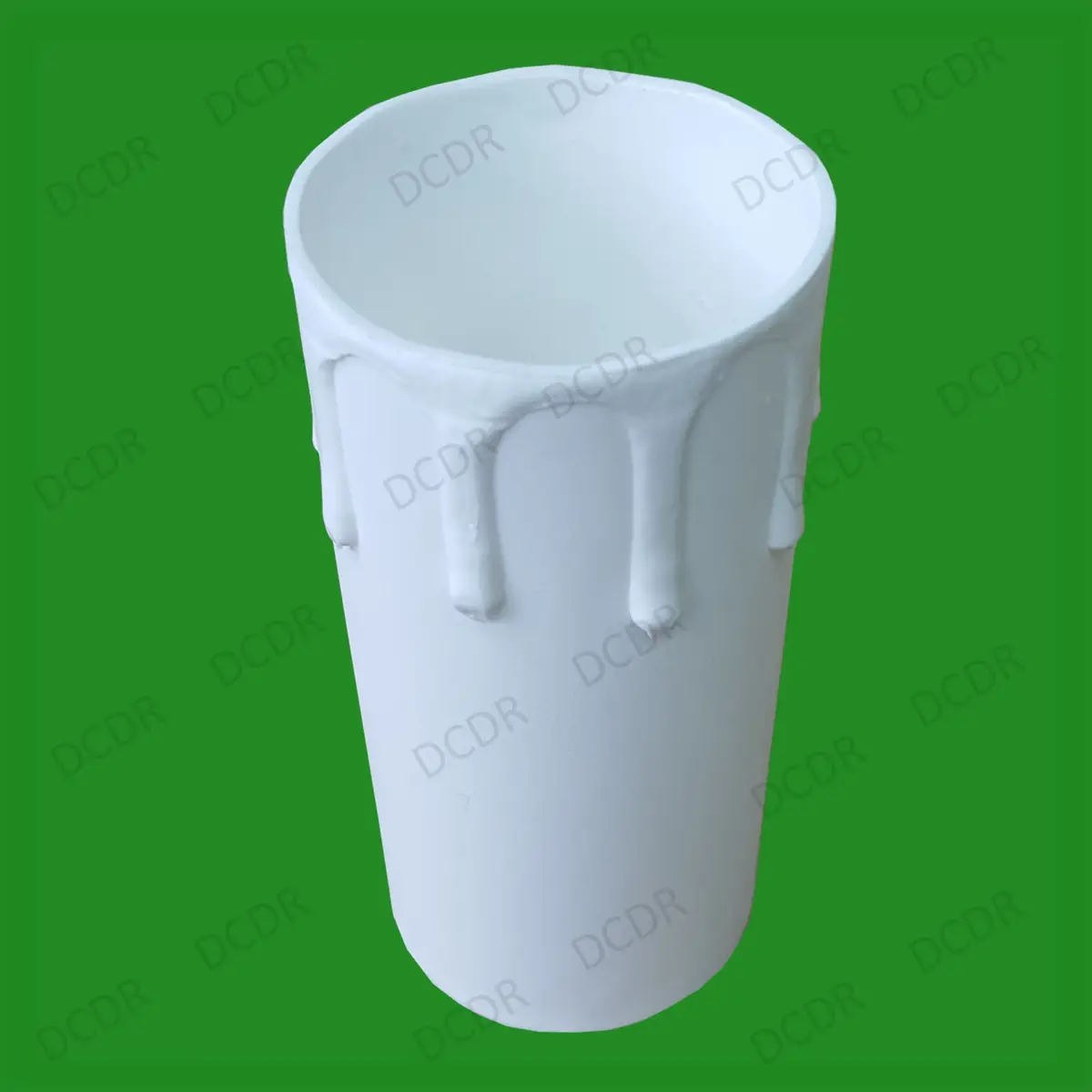 8x White Drip Candle Wax Effect Chandelier Light Bulb Cover Sleeve 85mm x 40mm - image 2 | Free standard UK delivery included | Discount Quality Products