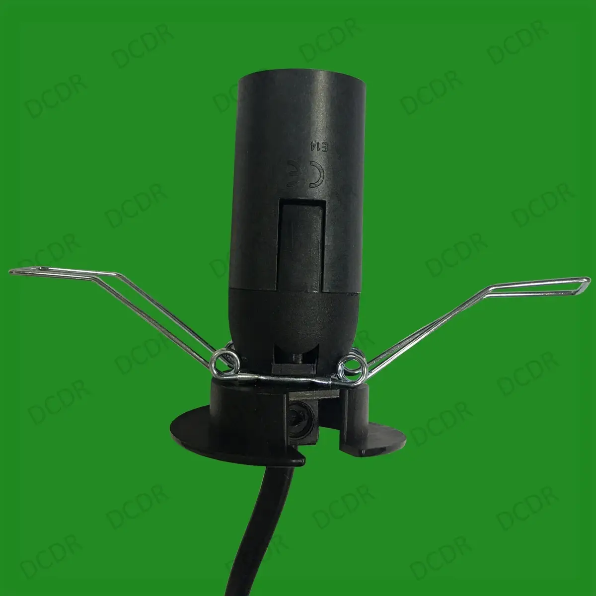 E14 SES Black UK 3pin Plug Light Bulb Holder Inline Switch Salt Desk Table Lamps - image 2 | Free standard UK delivery included | Discount Quality Products