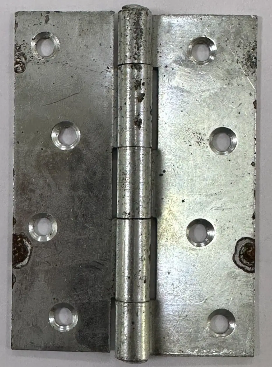 4x 100mm (4") Steel Heavy Duty Strong Door Butt Hinge 2 Pair, Gate, Shed, Door