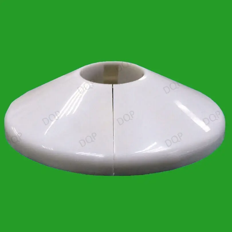 5x White Plastic Radiator Pipe Collars, For 15mm Pipes Easy Fit Flooring Covers - image 3 | Free standard UK delivery included | Discount Quality Products