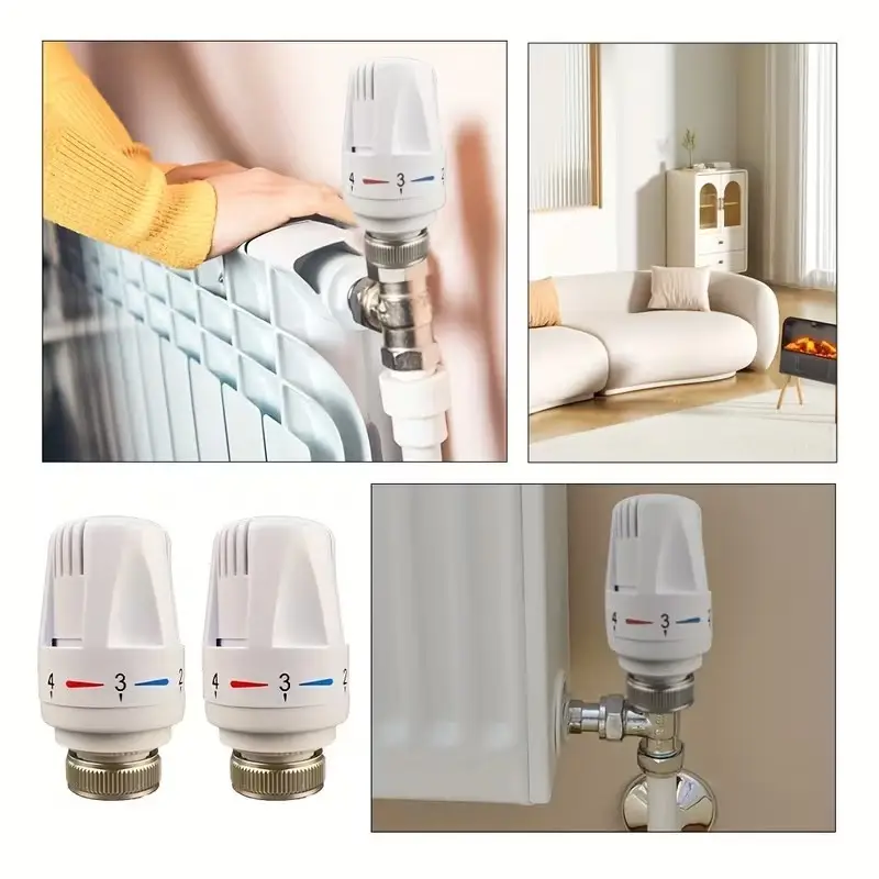 Thermostatic Radiator Valve Replacement Head, Heating System Temperature Control - image 2 | Free standard UK delivery included | Discount Quality Products