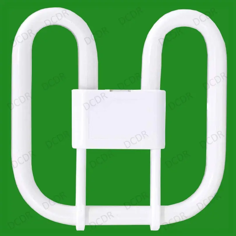 1x 38W GR10Q, 4 pin, Energy Saving 3500K White 2D Light Bulb Double D Lamp