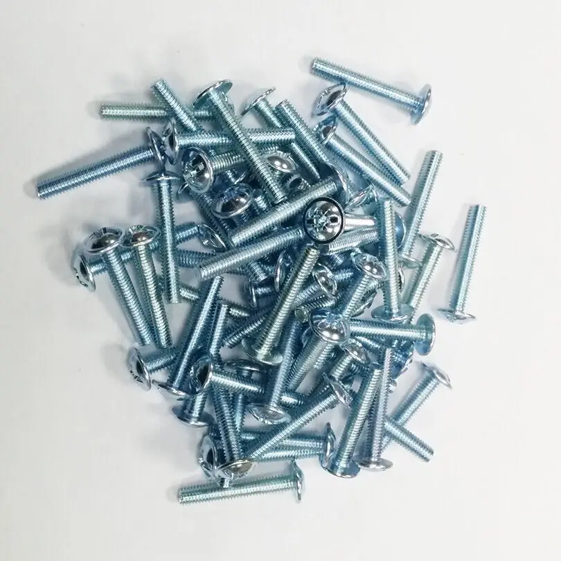 50x M4 25mm Handle Screws For Kitchen and Bedroom Cabinet Door’s &amp; Knobs