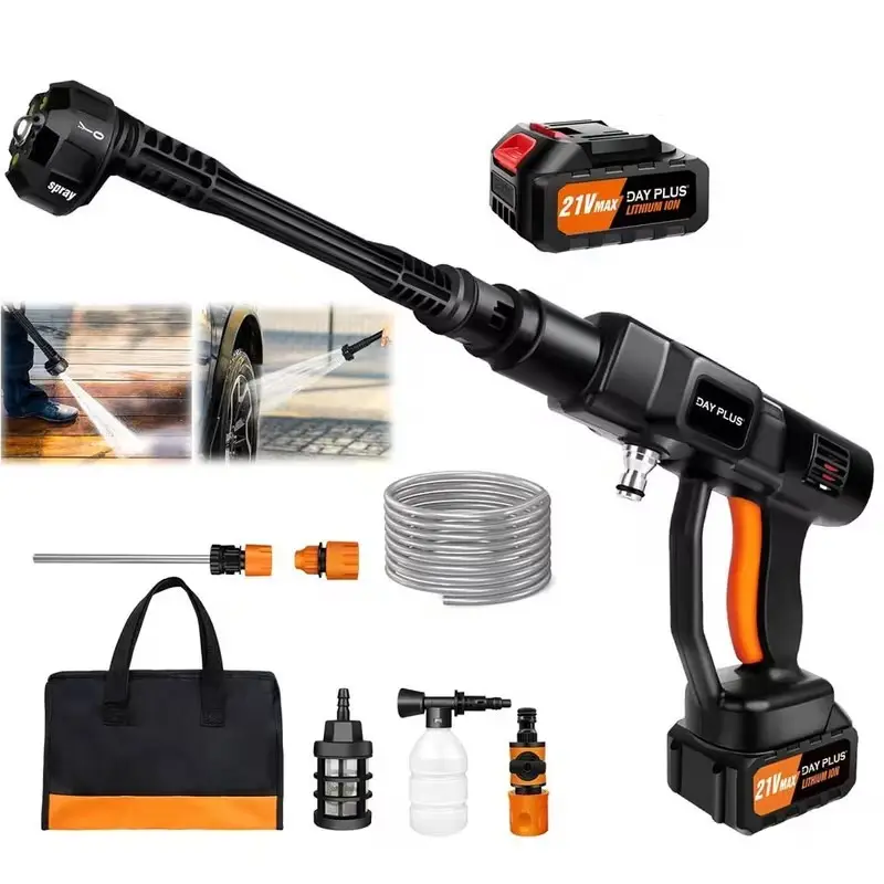 Cordless High-Pressure Washer 45 Bar, 6-in-1 Nozzle, 5m Hose, Battery Included - image 7 | Free standard UK delivery included | Discount Quality Products