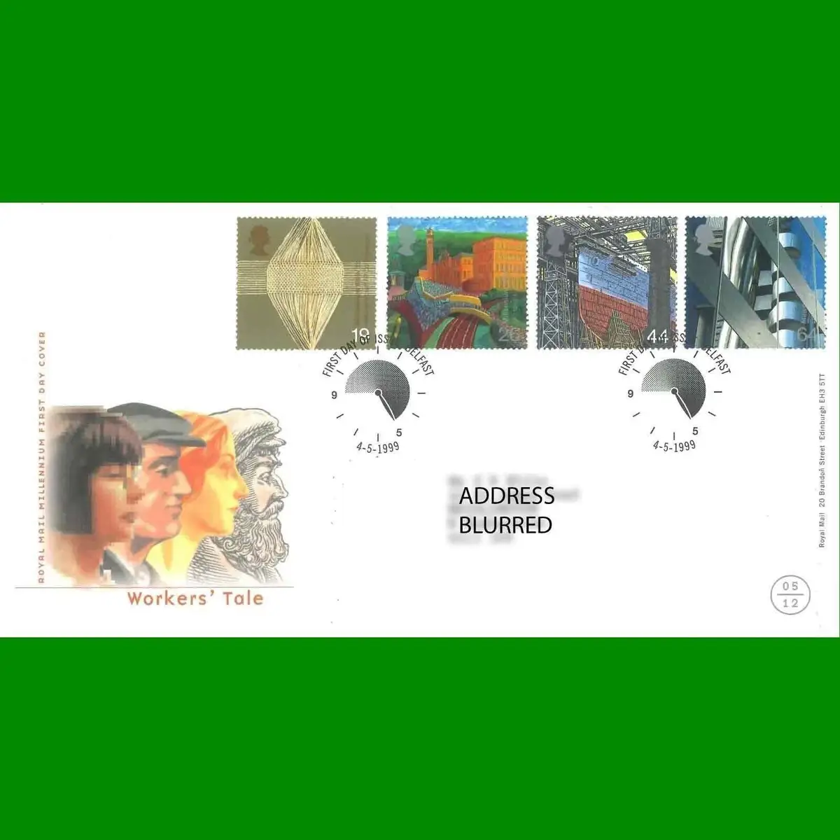 FDC Workers' Tale Commemorative Royal Mail First Day Cover Stamps, 4.5.1999 - Stamps & First Day Covers | Free standard UK delivery included | Discount Quality Products