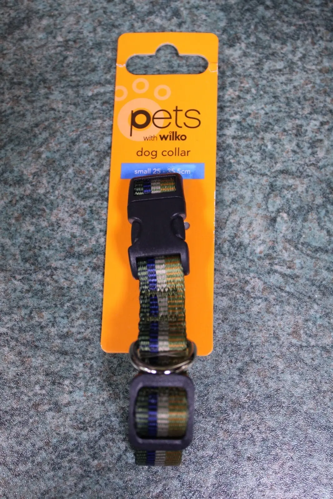 Wilko Pet Dog Puppy Collar, Small 25 - 35.5cm, Adjustable, Nylon, Reflective - Free standard UK delivery included | Discount Quality Products