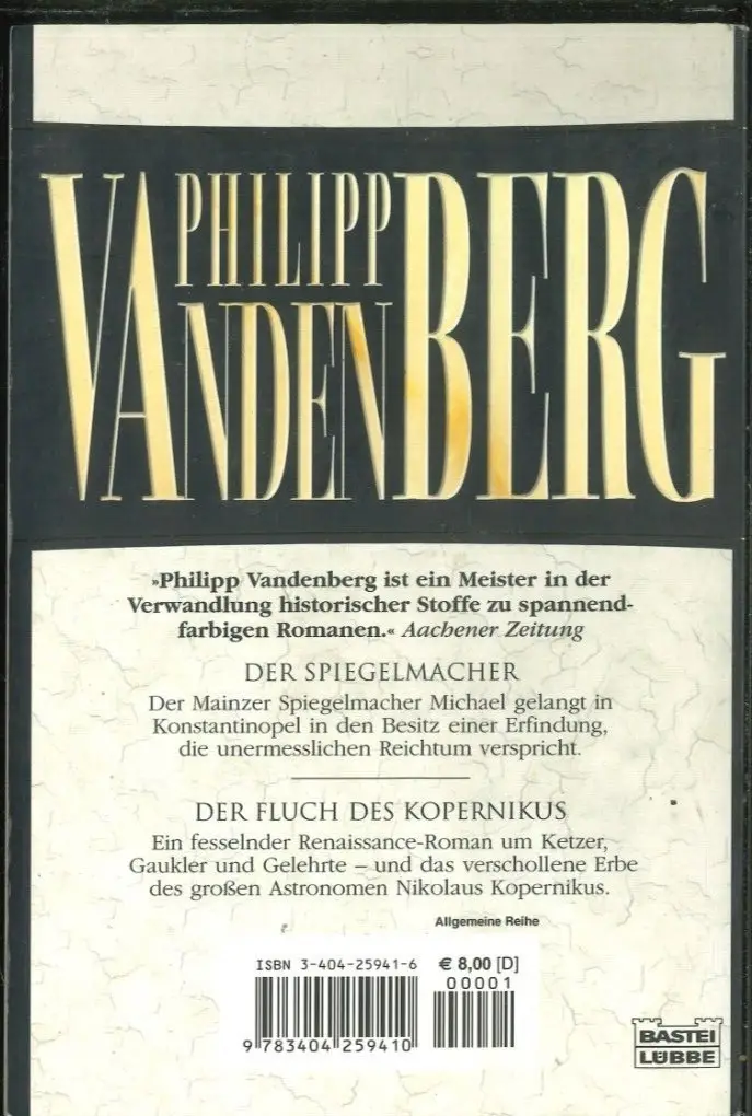 2x Paperback Books (Der Spiegelmacher/Der Fluch Des Kopernikus + Die Weise Frau) - image 4 | Free standard UK delivery included | Discount Quality Products