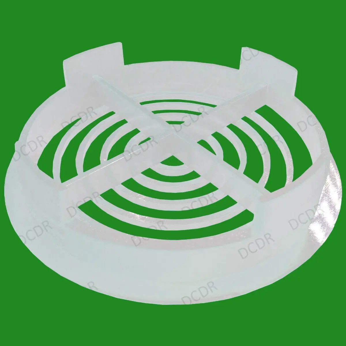 White Vivarium Reptile Push Fit Round Air Vent, 110mm, 100mm Hole - image 4 | Free standard UK delivery included | Discount Quality Products