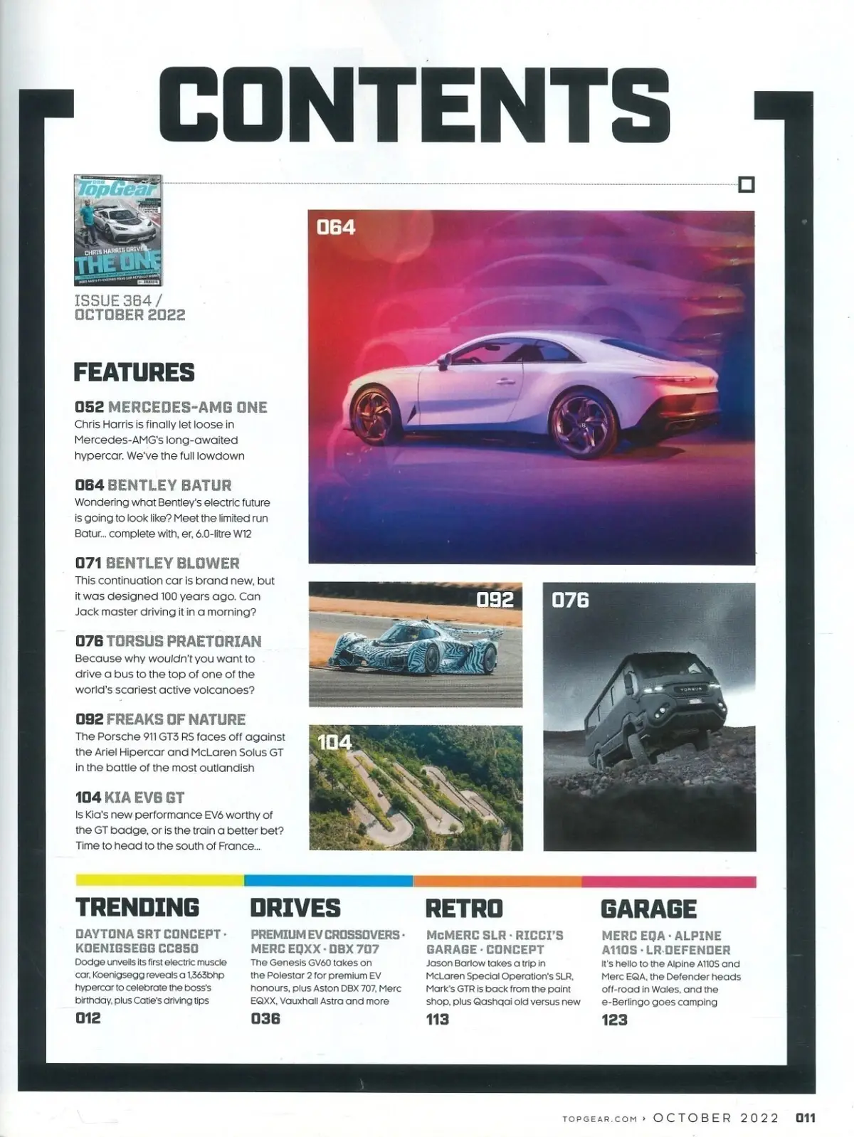 BBC Top Gear Magazine: Issue #364, Mercedes-AMG One, Bentley Batur, Oct 2022 - image 3 | Free standard UK delivery included | Discount Quality Products