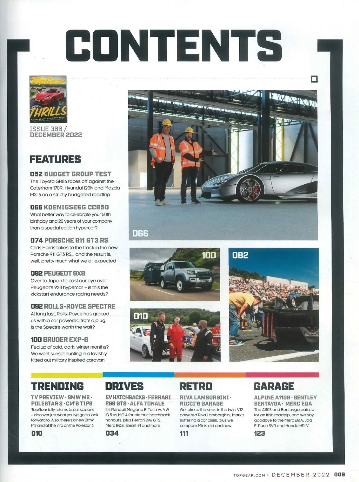 BBC Top Gear Magazine #366 (Subscribers Ed) Rolls-Royce Spectre, Lambo, Dec 2022 - image 3 | Free standard UK delivery included | Discount Quality Products