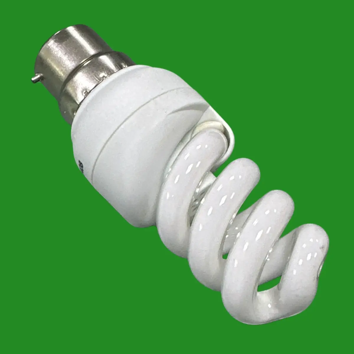 2x 9W (=40W) Kosnic CFL Spiral Light Bulb, Bayonet BC B22, 6500K Daylight Lamp - image 3 | Free standard UK delivery included | Discount Quality Products