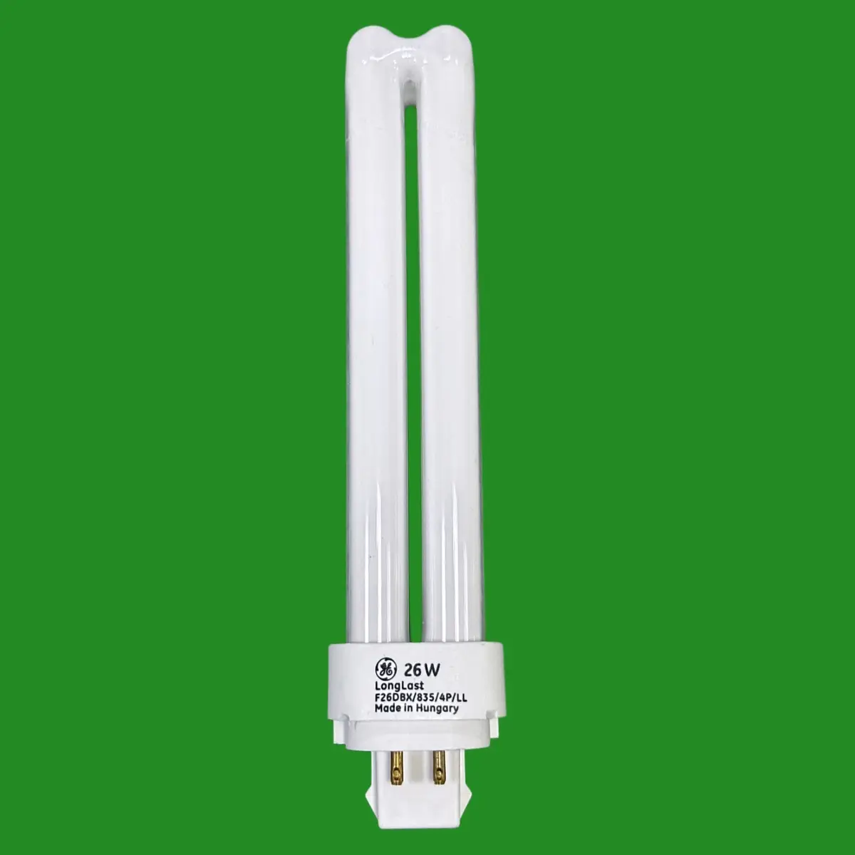 1x 26W GE G24q-3 4 pin CFL Light Bulbs 3500K Low Energy  PL PLC Biax D/E Lamp - image 2 | Free standard UK delivery included | Discount Quality Products