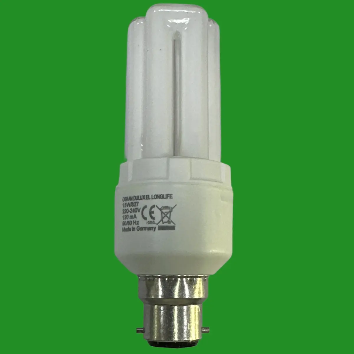 15W (=75W) OSRAM Low Energy Power Saving CFL Stick Light Bulbs BC B22 Lamps - image 2 | Free standard UK delivery included | Discount Quality Products