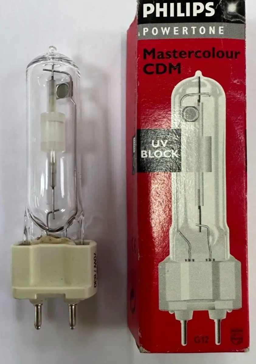 70W Philips HID, G12, 2 pin, MasterColour CDM-T 70W/830, Ceramic Metal Halide
