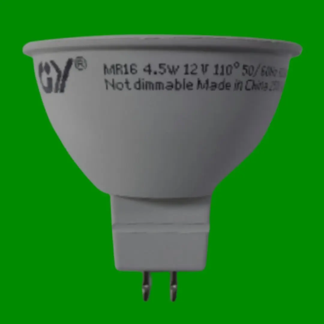5x 4.5W (=40W) LED MR16 GU5.3 Cool White 4000K Reflector Spot Light Bulb Lamp