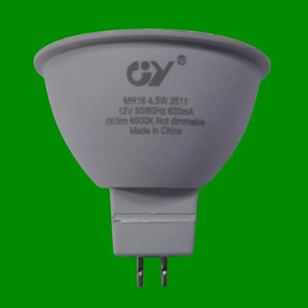 6x 4.5W (=40W) LED MR16 GU5.3 Daylight 6500K Reflector Spot Light Bulb Lamp