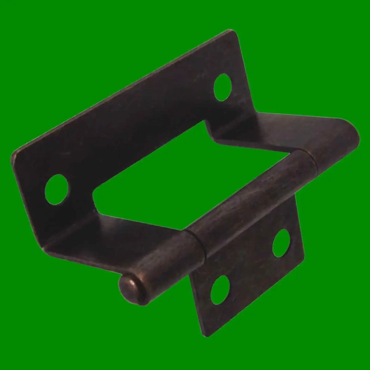 2x 50mm Cranked Flush Steel Hinge for 15-16mm Door Thickness, Florentine Bronzed - image 3 | Free standard UK delivery included | Discount Quality Products