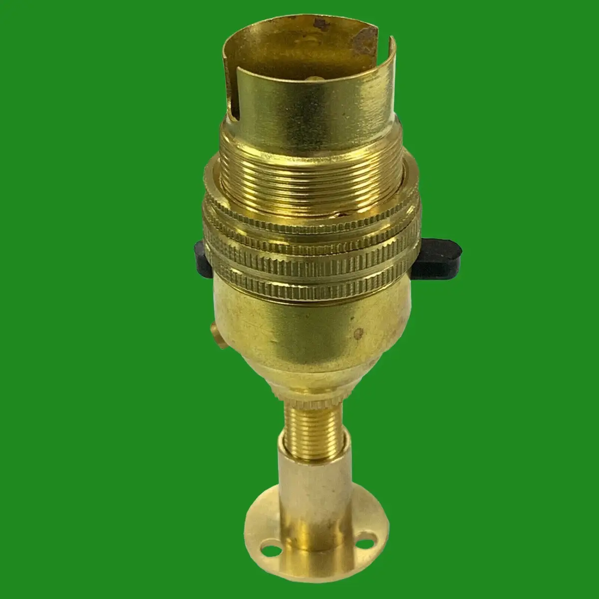 6x Brass Female Allthread Hollow Threaded Tube With Backplate Lamp Holder Socket - image 6 | Free standard UK delivery included | Discount Quality Products