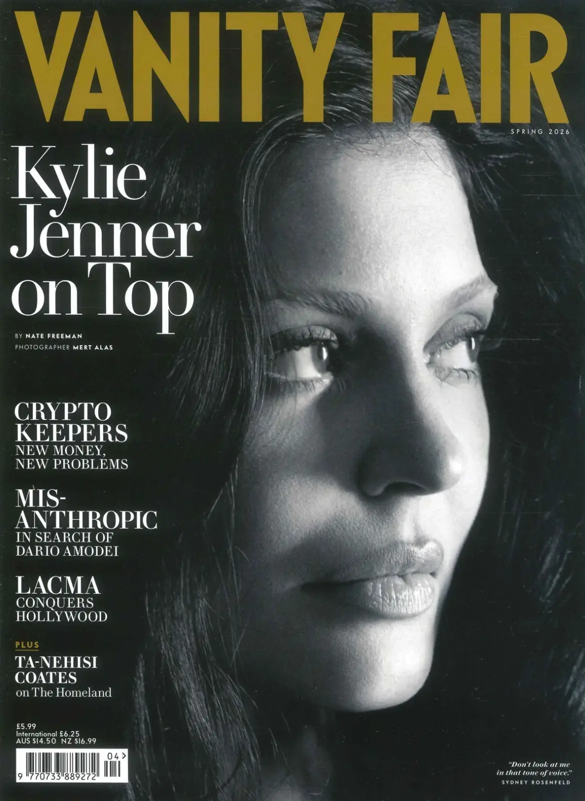 Vanity Fair Magazine: Kylie Jenner, Milly Alcock, Jeff Goldblum, Spring 2026