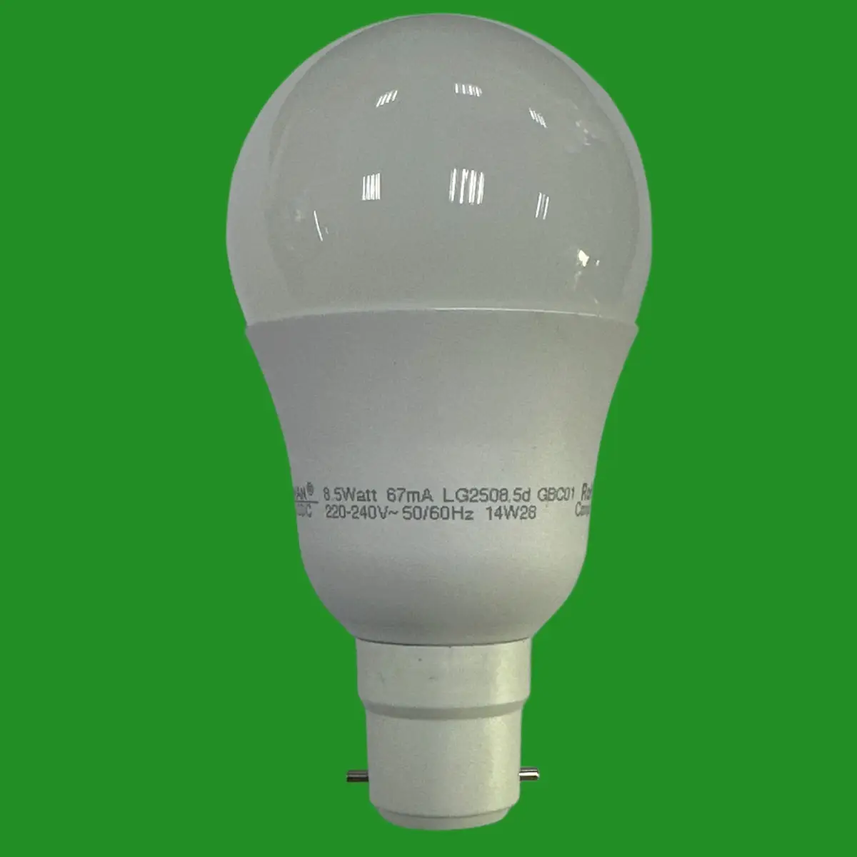 1x 8.5W (=47W) Megaman Dimmable LED GLS Light Bulbs Bayonet BC B22 2800K - image 2 | Free standard UK delivery included | Discount Quality Products