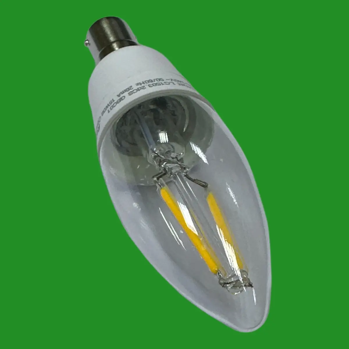 4x 3.2W Megaman Dimmable LED Filament Clear Candle Light SBC B15 Chandelier Bulb - image 3 | Free standard UK delivery included | Discount Quality Products