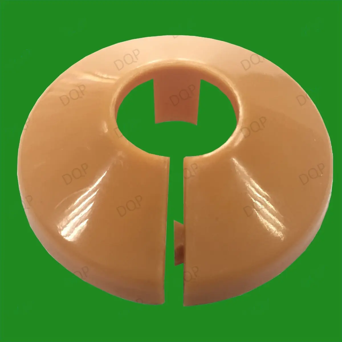 10x Brown Plastic Radiator Pipe Collars, For 15mm Pipes Easy Fit Flooring Covers - image 4 | Free standard UK delivery included | Discount Quality Products