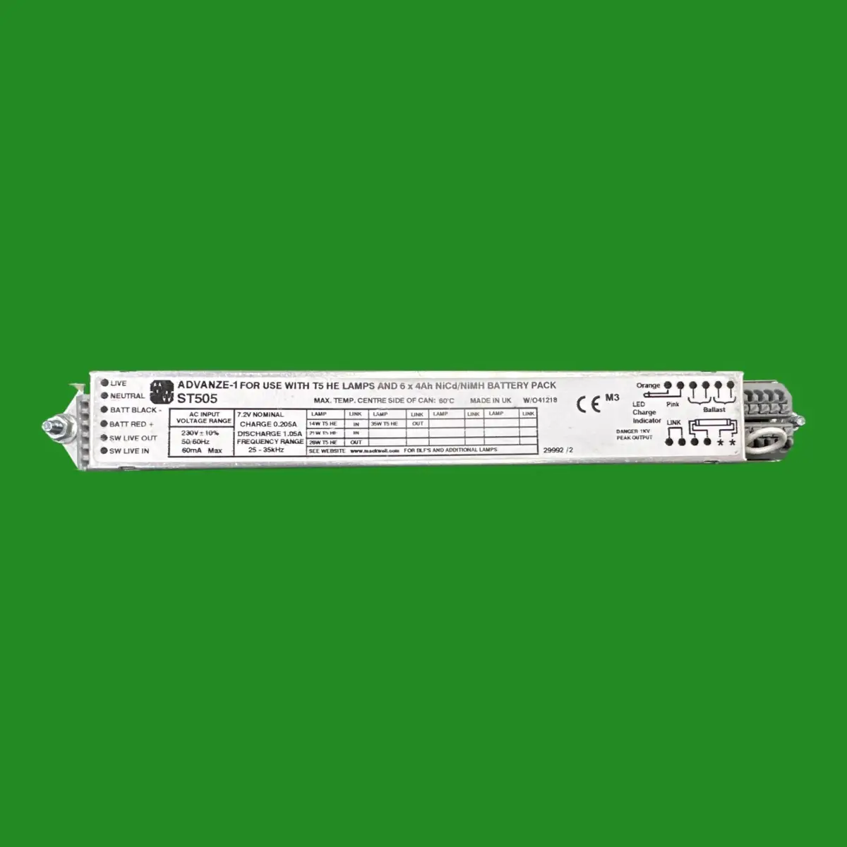 ADVANZE-1 ST505 Light Emergency Battery Inverter Control Module ELP 14W-35W T5 - image 2 | Free standard UK delivery included | Discount Quality Products