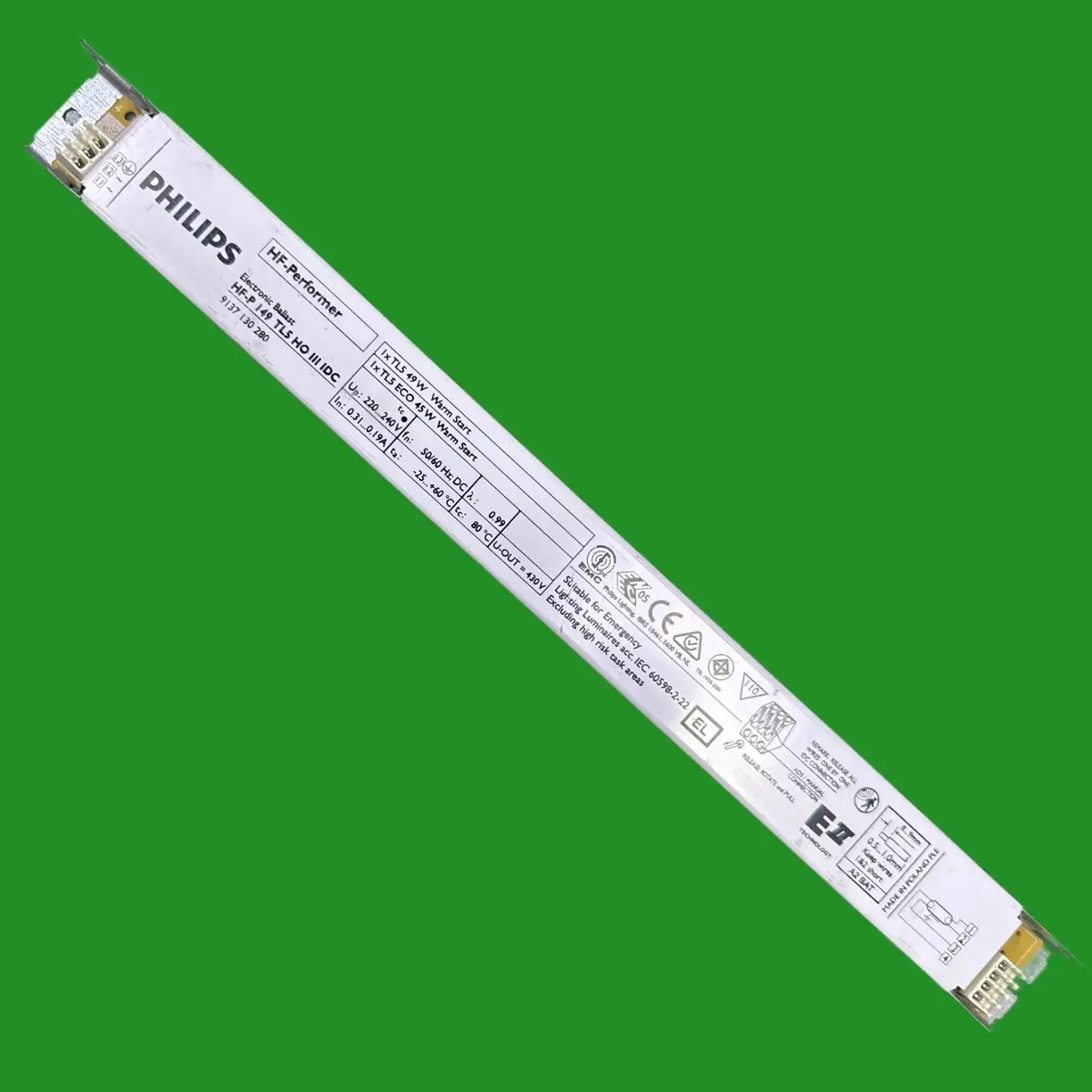 Philips HF-P 149 TL5 HO III IDC Electronic Ballast 45W 49W T5 Fluorescent Tubes
