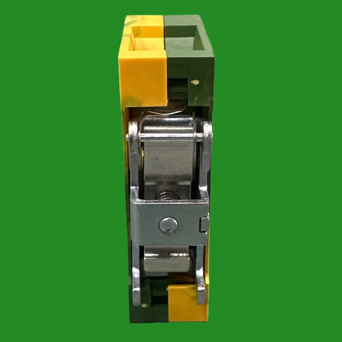 Entrelec DIN Rail Ground Terminal Block 1SNK522150R0000 Green Yellow 2 Positions - image 4 | Free standard UK delivery included | Discount Quality Products
